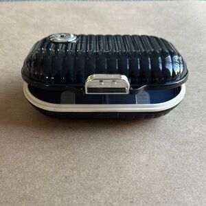 Black Hard Shell Pill Box